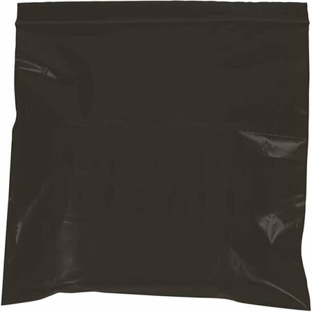 OFFICESPACE 5 x 8 in. - 2 Mil Black Reclosable Poly Bags, 1000PK OF2819667